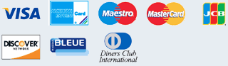 Visa, MasterCard, American Express, Discover/Novus, Diners Club